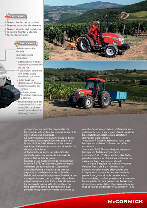 Trattrici agricole - trazione a 4 ruote McCormick F 120 XL