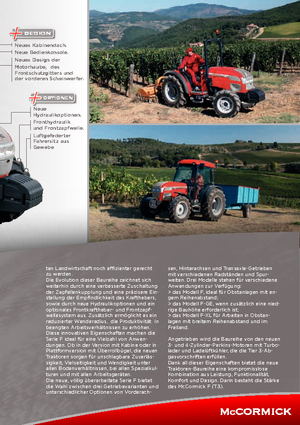 Trattrici agricole - trazione a 4 ruote McCormick F 100 F