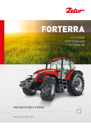 Trattrici agricole - trazione a 4 ruote Zetor Forterra 140