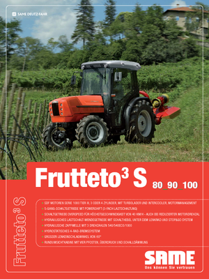 Trattrici agricole - trazione a 4 ruote SAME Frutteto³ S 90 GS DT