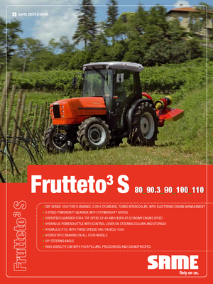 Trattrici agricole - trazione a 4 ruote SAME Frutteto³ S 90 GS DT