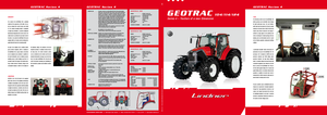 Trattrici agricole - trazione a 4 ruote Lindner Geotrac 124