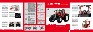 Trattrici agricole - trazione a 4 ruote Lindner Geotrac 124