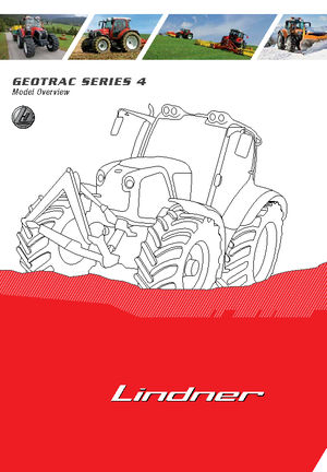 Trattrici agricole - trazione a 4 ruote Lindner Geotrac 84