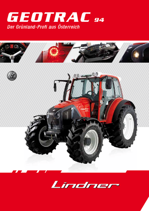 Trattrici agricole - trazione a 4 ruote Lindner Geotrac 94