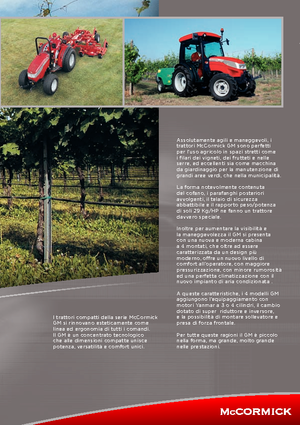 Trattrici agricole - trazione a 4 ruote McCormick GM 45