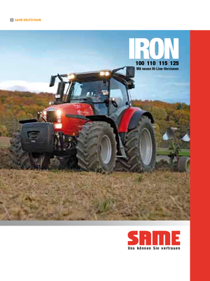 Trattrici agricole - trazione a 4 ruote SAME Iron 125 DCR
