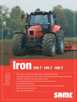 Trattrici agricole - trazione a 4 ruote SAME Iron 180.7 Hi-Line
