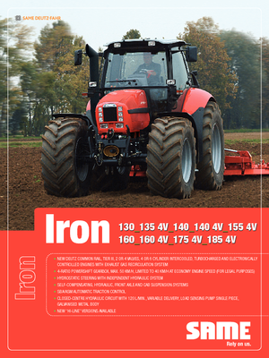 Trattrici agricole - trazione a 4 ruote SAME Iron 175 Hi-Line DCR