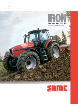 Trattrici agricole - trazione a 4 ruote SAME Iron 175 Hi-Line DCR