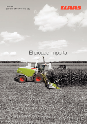 Trinciapaglia - trazione a 4 ruote Claas Jaguar 970