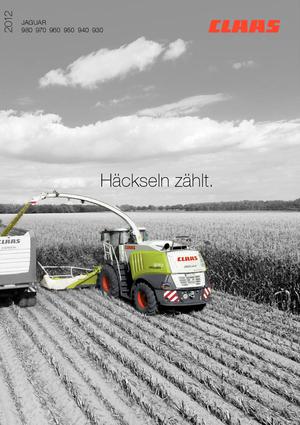 Trinciapaglia - trazione a 4 ruote Claas Jaguar 970