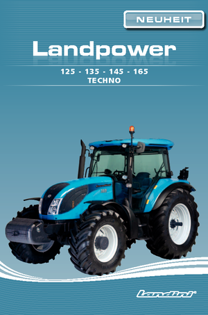 Trattrici agricole - trazione a 4 ruote Landini Landpower 165 Techno