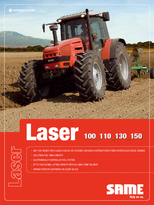 Trattrici agricole - trazione a 4 ruote SAME Laser 110 DT A