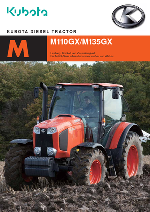 Trattrici agricole - trazione a 4 ruote Kubota M 110 GX