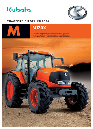 Trattrici agricole - trazione a 4 ruote Kubota M 130 X
