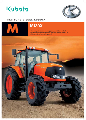 Trattrici agricole - trazione a 4 ruote Kubota M 130 X
