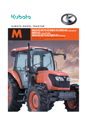 Trattrici agricole - trazione a 4 ruote Kubota M 8540