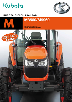 Trattrici agricole - trazione a 4 ruote Kubota M 9960 LP