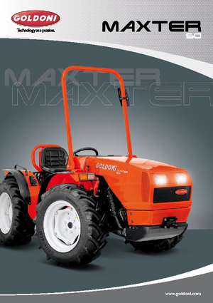 Trattrici agricole - trazione a 4 ruote Goldoni Maxter 60 RS