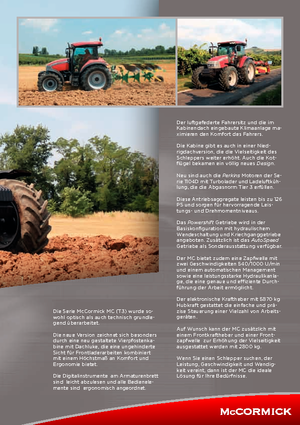 Trattrici agricole - trazione a 4 ruote McCormick MC 130