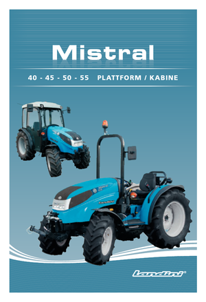 Trattrici agricole - trazione a 4 ruote Landini Mistral 50