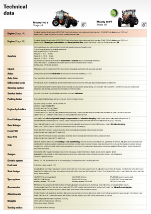Trattrici agricole - trazione a 4 ruote Reform Werke Mounty 100 V