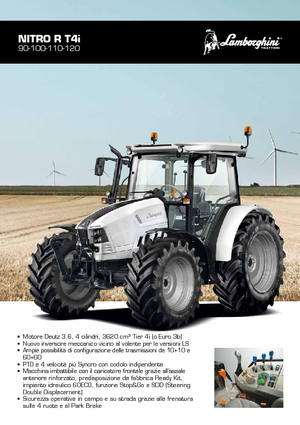 Trattrici agricole - trazione a 4 ruote Lamborghini Nitro R 100 DT GS