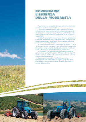 Trattrici agricole - trazione a 4 ruote Landini Powerfarm 90 RPS