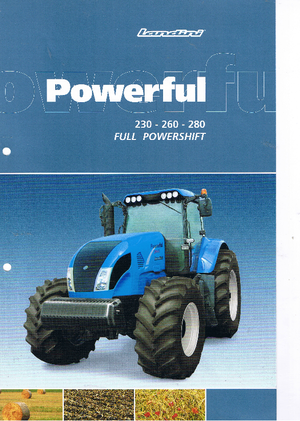 Trattrici agricole - trazione a 4 ruote Landini Powerful 230