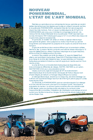 Trattrici agricole - trazione a 4 ruote Landini Powermondial 110 Techno