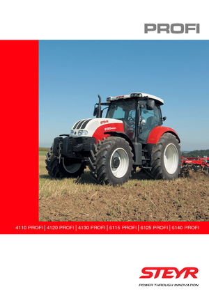 Trattrici agricole - trazione a 4 ruote Steyr 4130 Profi Profi