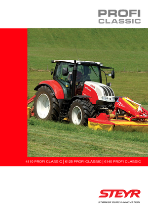 Trattrici agricole - trazione a 4 ruote Steyr 6125 Profi Classic Profi