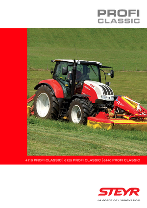 Trattrici agricole - trazione a 4 ruote Steyr 6125 Profi Classic Profi
