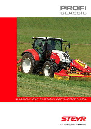 Trattrici agricole - trazione a 4 ruote Steyr 6125 Profi Classic Profi