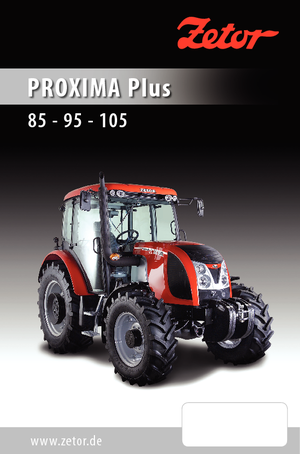 Trattrici agricole - trazione a 4 ruote Zetor Proxima Plus 85