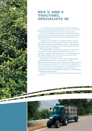 Trattrici agricole - trazione a 4 ruote Landini Rex 90S