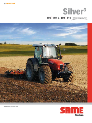 Trattrici agricole - trazione a 4 ruote SAME Silver³ 110 Continuo