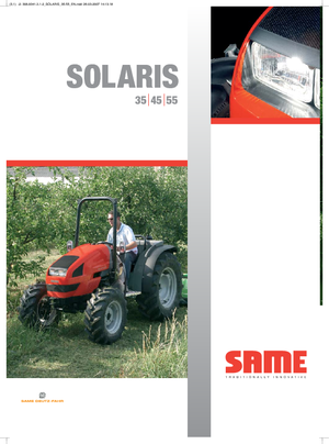 Trattrici agricole - trazione a 4 ruote SAME Solaris 55 Basso