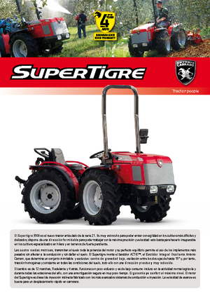 Trattrici agricole - trazione a 4 ruote Carraro Supertigre 5500