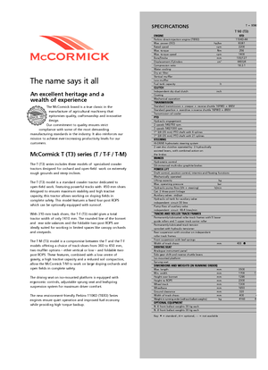 Trattrici agricole - trazione a 4 ruote McCormick T 80 Max RPS