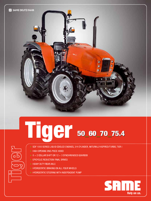 Trattrici agricole - trazione a 4 ruote SAME Tiger 75