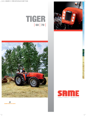 Trattrici agricole - trazione a 4 ruote SAME Tiger 65