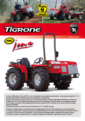 Trattrici agricole - trazione a 4 ruote Carraro Tigrone 5500