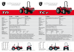 Trattrici agricole - trazione a 4 ruote Carraro Tigrone TC 5500 F