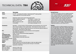 Trattrici agricole - trazione a 4 ruote Carraro TRH 9800