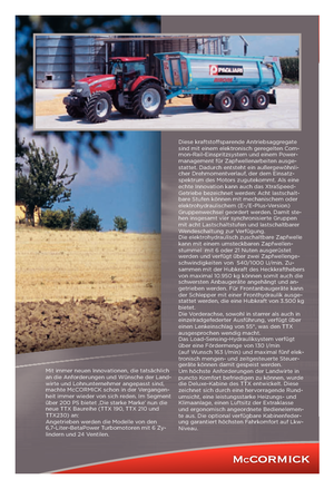 Trattrici agricole - trazione a 4 ruote McCormick TTX 230 E