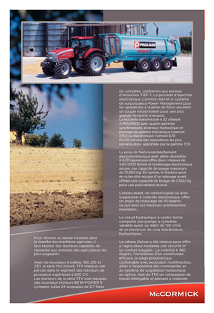 Trattrici agricole - trazione a 4 ruote McCormick TTX 230 E