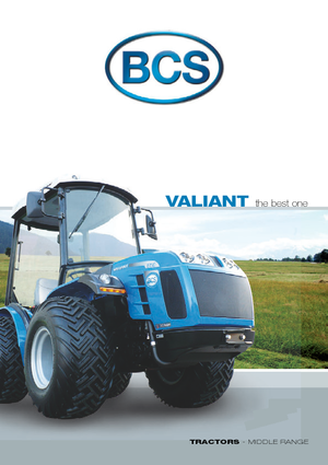 Trattrici agricole - trazione a 4 ruote BCS Valiant 550 RS