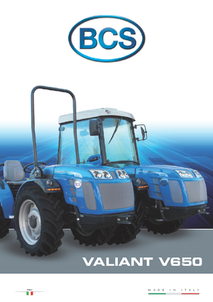 Trattrici agricole - trazione a 4 ruote BCS Valiant V650 RS